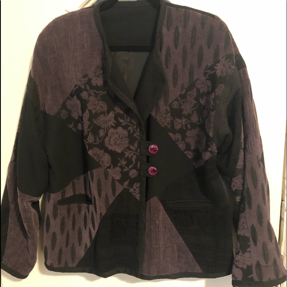 Boho style patterned jacket
